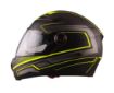 HELMET VITO FALCONE FULL FACE+ SUNVISOR MATT BLACK / FLUOR YELLOW 02012 1213 Vito Falcone a yellow side (1)